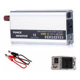 Convertidor De Corriente Auto Para Auto 1000w 12v 110v