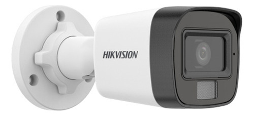 Camara Seguridad Hikvision Bullet 5mp Dual Light Audio Metal Color Blanco