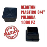 Regaton Tapón Cuadrado 3/4   Pulgada Plastico Bolsa 1000 Pz 