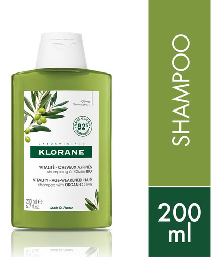 Shampoo Revitalizante Klorane Olivo X 200 Ml