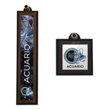 2 Porta Sahumerios Vidrio Y Madera De Zodiaco Fabricante