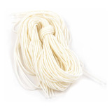 Kosher Thin White Ovejas Lana Tzitzit Cuerdas (16ct).