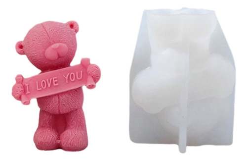 Molde De Silicona Para Velas Con Forma De Oso (4 #mold) Para