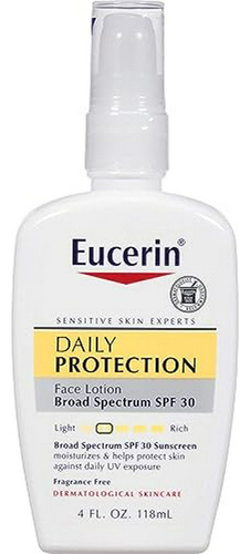 Crema Facial Eucerin Spf 30 - Hidrata Y Protege Piel Sensibl