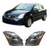 Par Juego Faro Nissan Sentra 2007 2008 2009 Tyc 