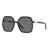 Gucci Gg0890s 001 Shaque Shape Negro Dorado