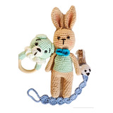 Muñeco De Apego Conejo A Crochet 