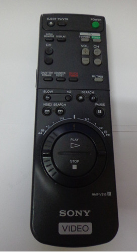 Controle Original P/ Video Cassete Sony Rmt-v213- Funciona