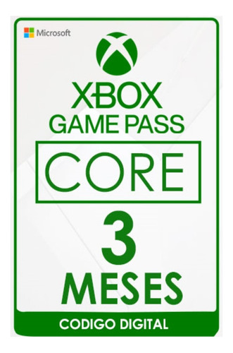 Game Pass Core 3 Meses