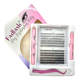 Kit De Pestañas Fadlash 240 Racimos + Accesorios