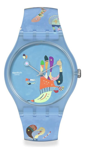 Reloj De Cuarzo Swatch New Gent Blue Sky, De Vassily Kandins