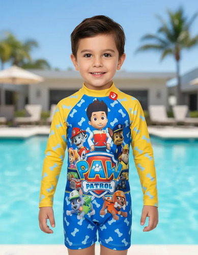 Bañador Completo Niño Personajes Paw Patrol 9m-8y