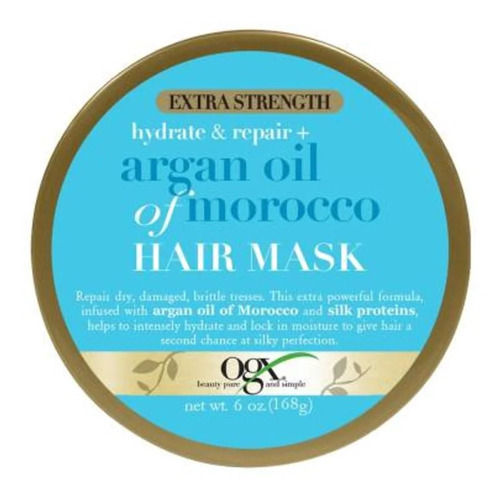 Mascarilla Capilar Ogx Hydrate + Argan Oil Of Morocco 168 G