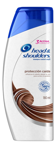  5 Pzs Head & Shoulders Shampoo Proteccion Caida 180ml