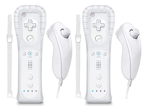 Control Remoto Wii Y Nunchuck, Controladores Inalmbricos Com