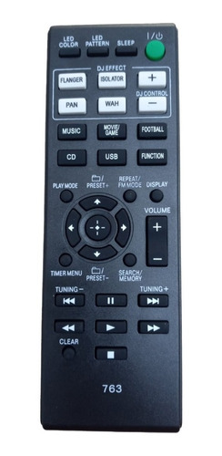 Control Remoto Para Sony Audio Rm-amu199 Shake 33 77 Gpx555