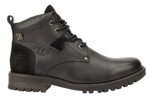 Bota Casual Jeep 0156 Tipo Leñador Negro Id 1091513