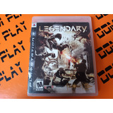 Legendary Ps3 (caratula Con Detalles) Físico Envíos Dom Play