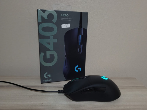 Mouse Gamer De Juego Logitech  G Series Hero G403 Negro