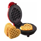 Mini Waflera Eléctrica Para Waffles En Forma De Corazon 220v