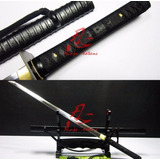 Espada Ninja Ninjato Forjada Aço Damasco Ninjutsu