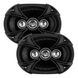 Par Alto-falante Quadriaxial 6x9  Bravox B4x69bk 220w Rms