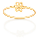 Anel Skinny Ring Flor Vazada. Rommanel 512881 Vb