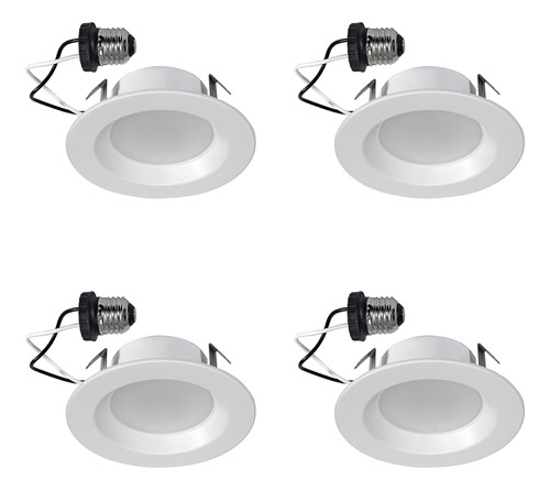 Sylvania Led Empotrado De 4 Pulgadas Con Borde Integrado, 8 