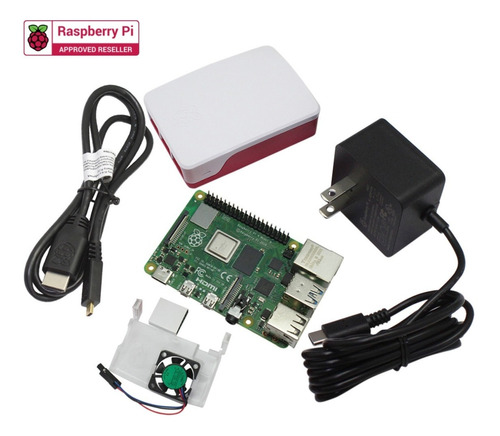 Raspberry Pi 4 4gb Case Ventilador Hdmi Pi 4 B Kit