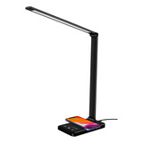 Lmpara Led De Escritorio Con Cargador Inalmbrico, Lmpara De