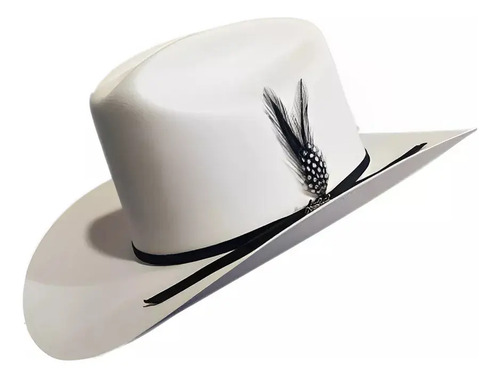 Sombrero Vaquero 5000x Tombstone Johnson Listón Pluma Negra