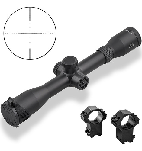 Luneta 4x32 Discovery Mil Dot Anti Impacto Mount Trilho 11mm