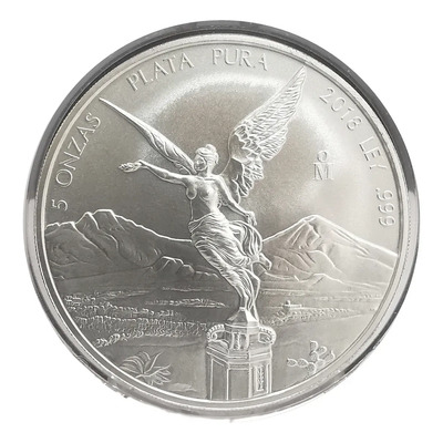 5 Onzas Libertad Plata Pura Satin 2018 En Su Capsula | MercadoLibre