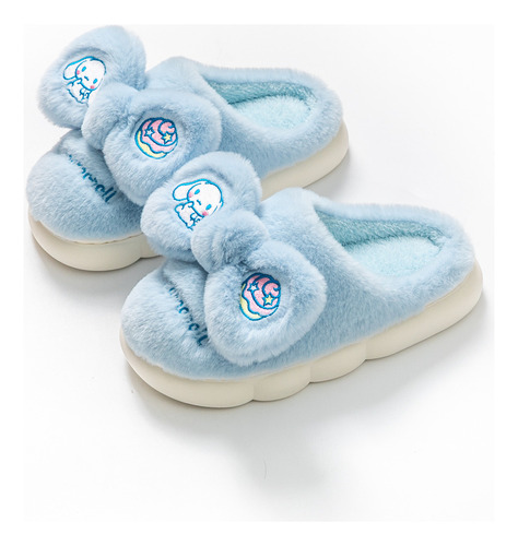 Nuevas Zapatillas De Felpa Sanrio Cinnamoroll, Pantuflas Kur