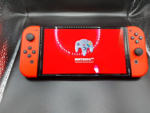 Nintendo Switch Oled Red Edición Mario 64gb+512gb 75 Juegos