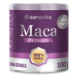 Maca Peruana 100% Pura Sanavita Farinha De Maca Sabor Neutro