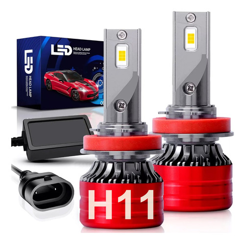 H4 Kit De Faros Led 20000lm Para Luz Alta Y Baja 6500k