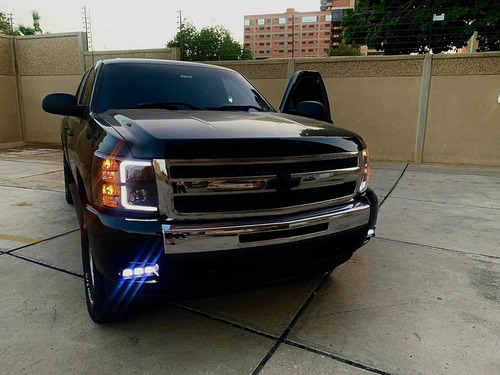 Faros Delanteros Led Smoke Chevrolet Silverado 2007-2015 Foto 6