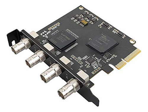 Tarjeta Capturadora De Video Quad Sdi Pcie Elecable,