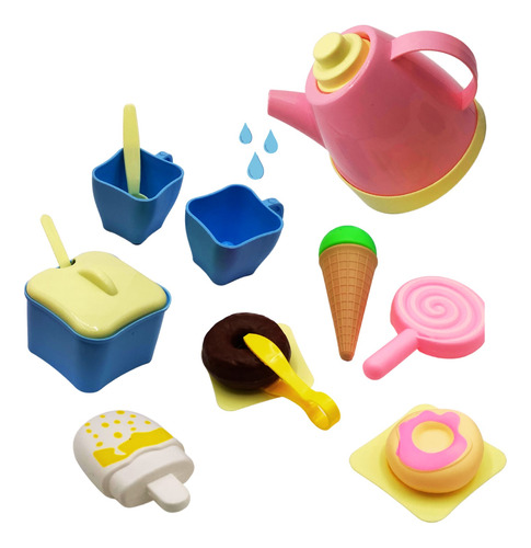 Kit Cha Da Tarde Brinquedo Menina Cozinha Comida Infantil 