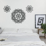 Vinil Decorativo  Mandala Negro