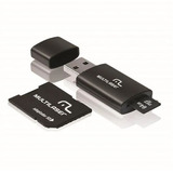 Cartão De Memoria 64gb Classe10 + Adapt Pen Drive + Sd Promo