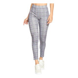 Pantalon Leggin Cuadros Ejecutivo Deportivo Licra Mayon