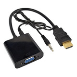 Convertidor Hdmi A Vga  Tv Monitor 1080p