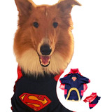 Disfraz De Superman Para Mascotas Talla Xl