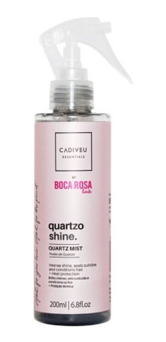 Protetor Térmico Cadiveu Quartzo Shine Boca Rosa Hair 200ml