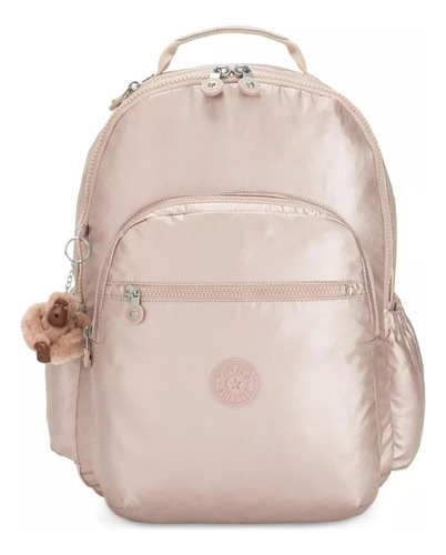 Mochila Kipling Seoul Gm Quartz Metallic