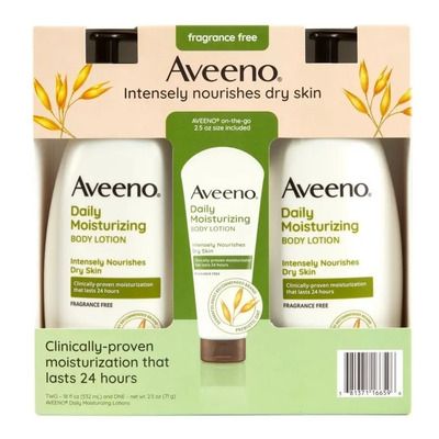 Aveeno Daily Moisturizing Lotion (18 Fl. Oz.2 Pk.+2.5 Oz)
