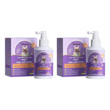 2 Unidades De Spray De Limpieza Dental Para Perros Y Gatos