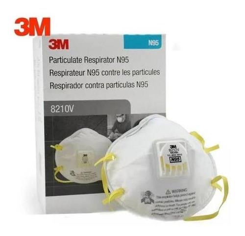 Mascarilla 3m 8210v N95 C/10 Pzs